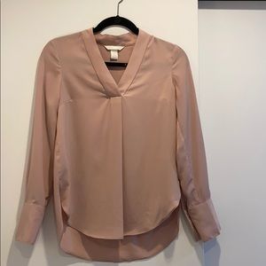 blush h&m blouse